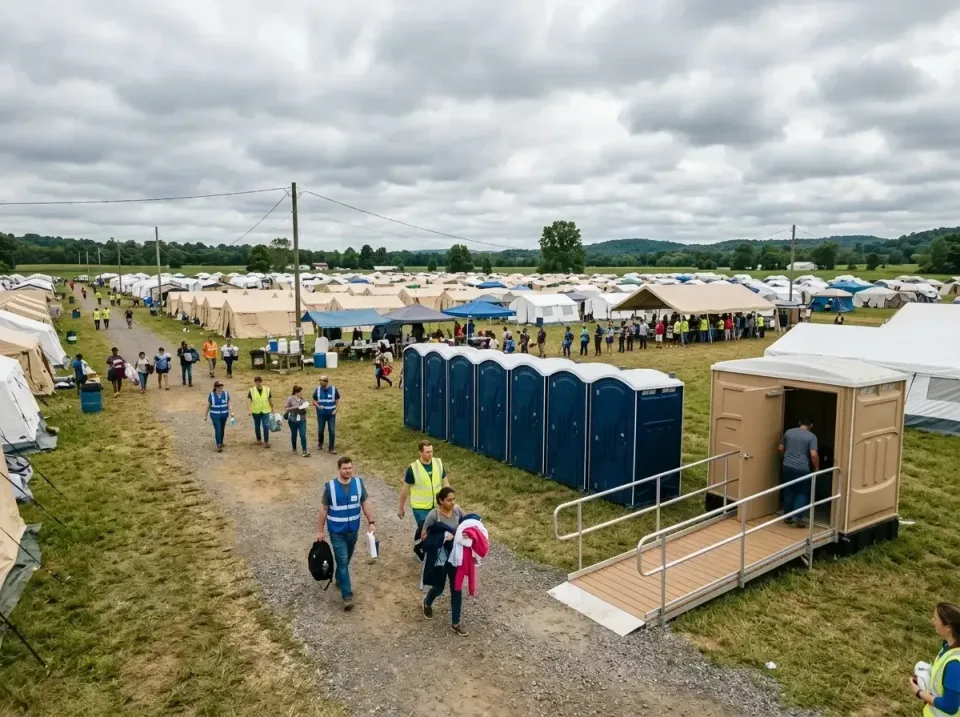 disaster-relief-camp-restrooms-010 — frequently asked questions, Dumpster & Portable Bathrooms Rental in Portage, MI
